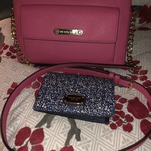 Authentic Michael Kors handbag and wallet.